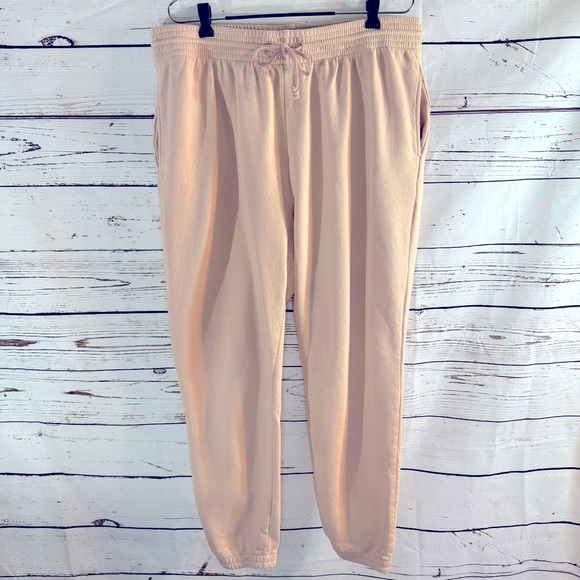 H&M Pants - H&M Cotton blend Sweatpants Light Pink Large